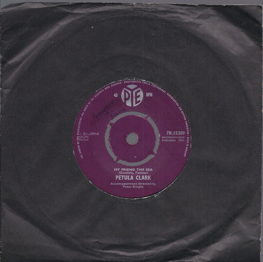 MY FRIEND THE SEA - WITH ALL MY LOVE -- PETULA CLARK
