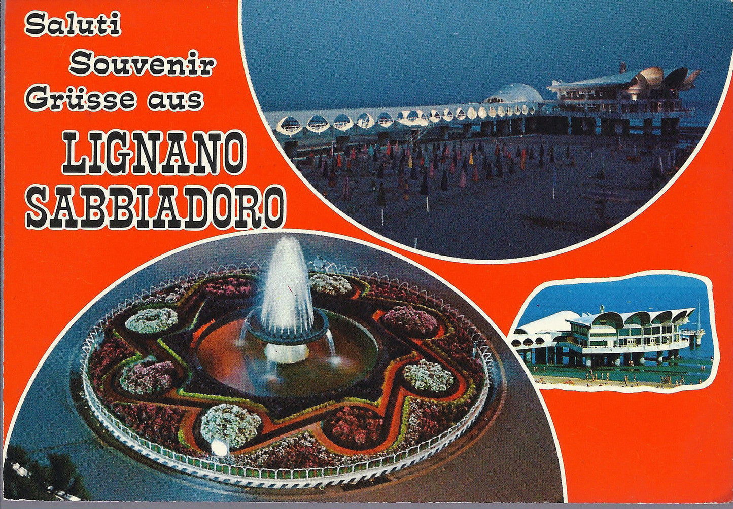 LIGNANO SABBIADORO - SALUTI - 3 VEDUTE - V1978