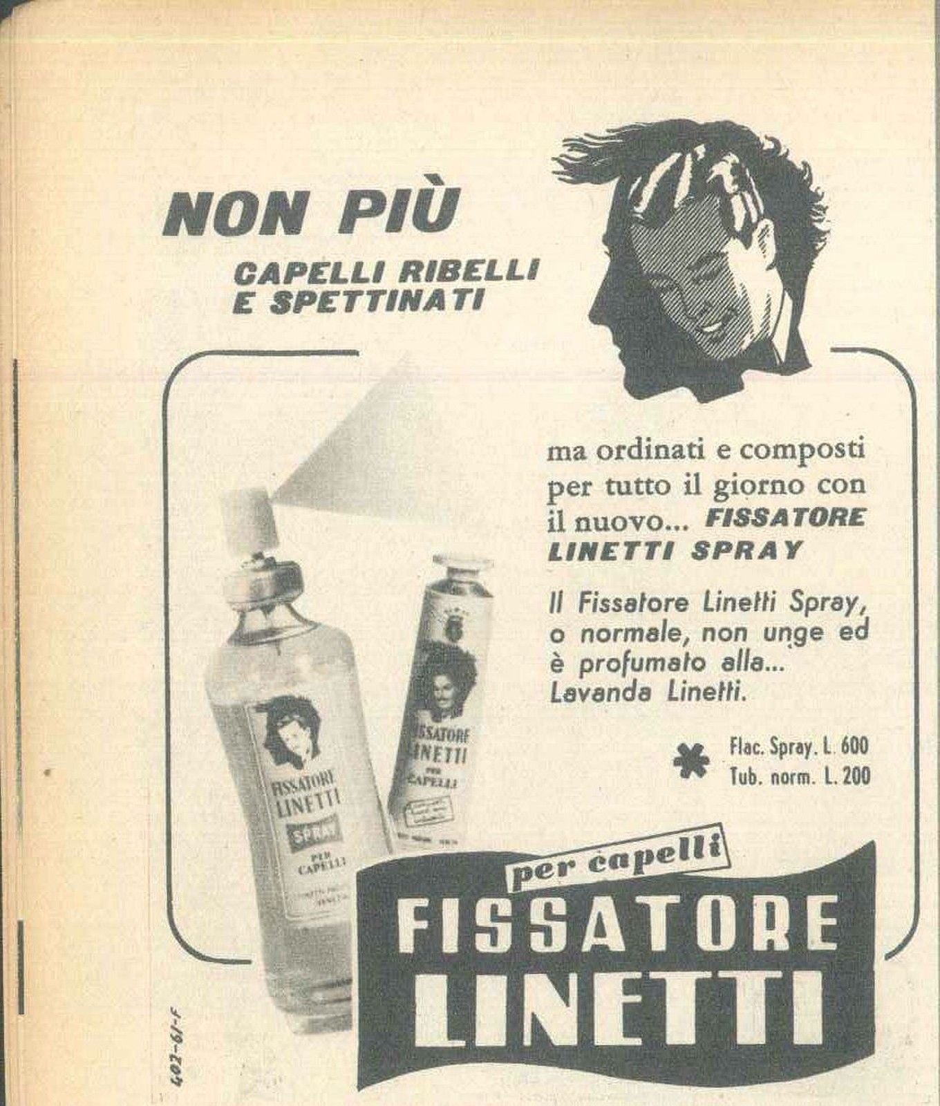 FISSATORE LINETTI - COSMESI - ADVERSITING