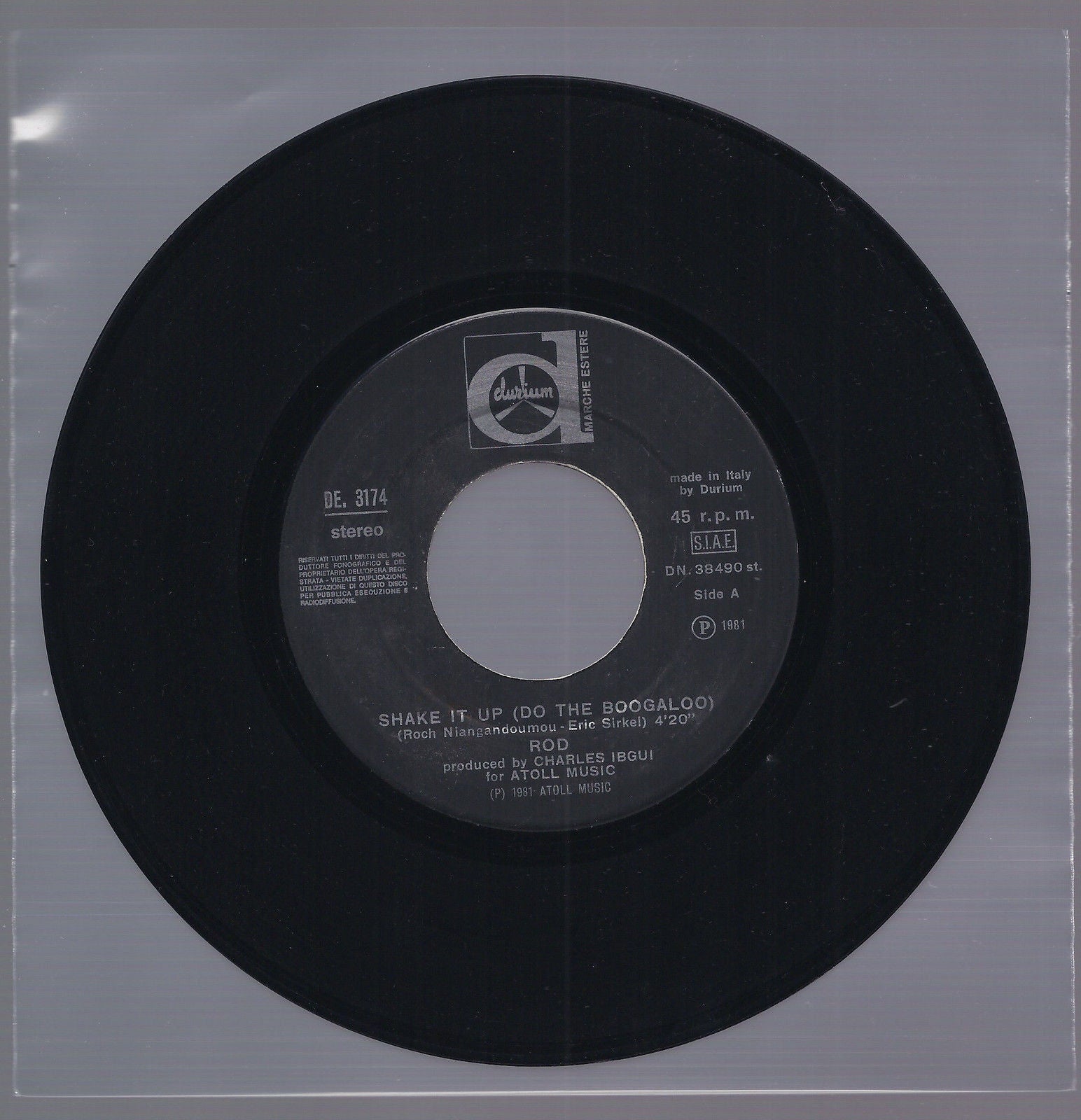 SHAKE IT UP ( DO THE BOOGALOO ) - WRITTEN IN MY MIND == ROD