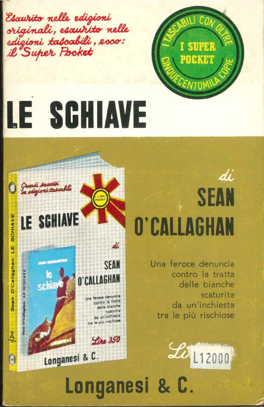 LE SCHIAVE - SEAN O'CALLAGHAN