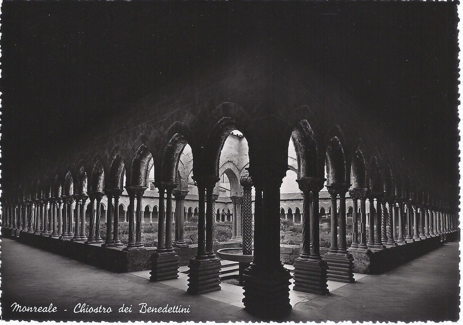 MONREALE - CHIOSTRO DEI BENEDETTINI - NV