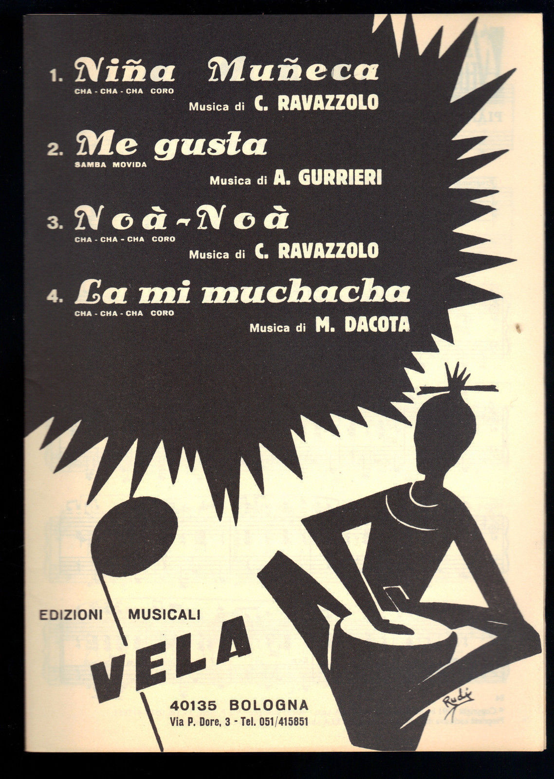 NINA MUNECA - ME GUSTA - NOA' NOA' - LA MI MUCHACHA # SPARTITO