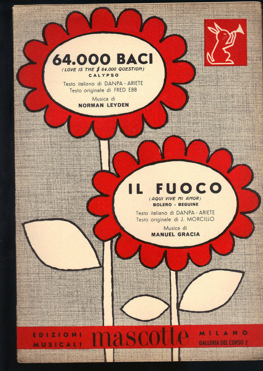 64.000 BACI (LOVE IS $ 64000 QUESTION) - IL FUOCO (AQUI VIVE MI AMOR) # SPARTITO