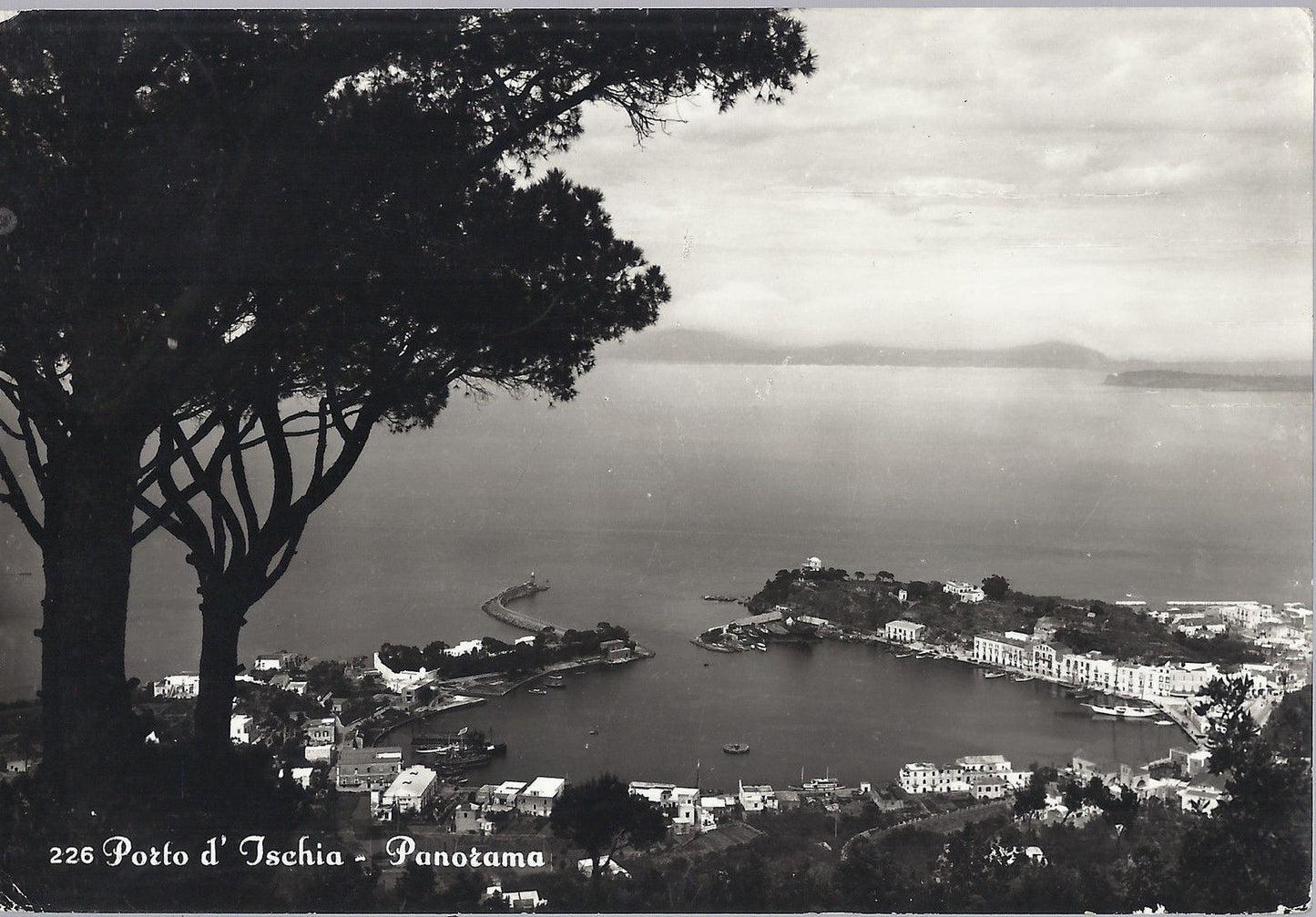 PORTO D'ISCHIA - PANORAMA - V 1958 - FG