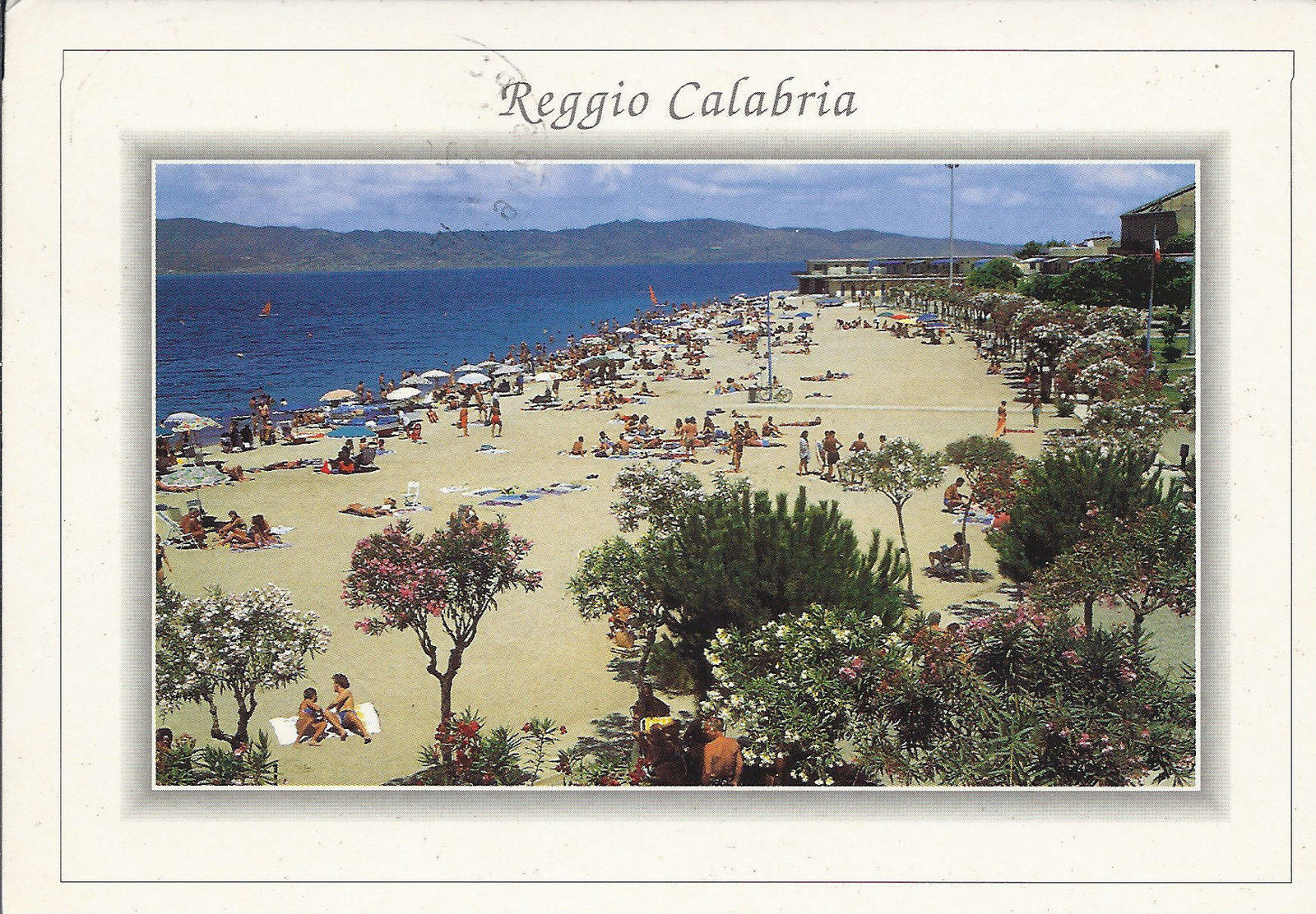 REGGIO CALABRIA - LIDO COMUNALE - VEDUTA SULLO STRETTO - V19