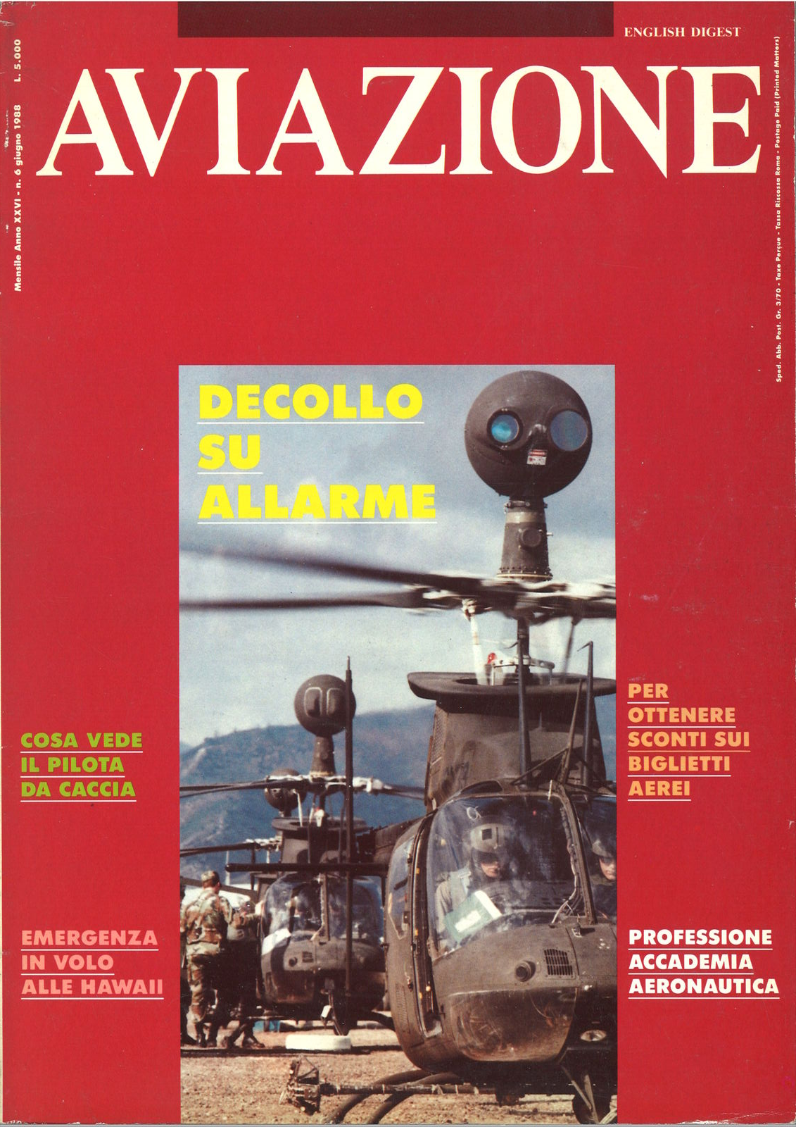 AVIAZIONE GIUGNO 1988