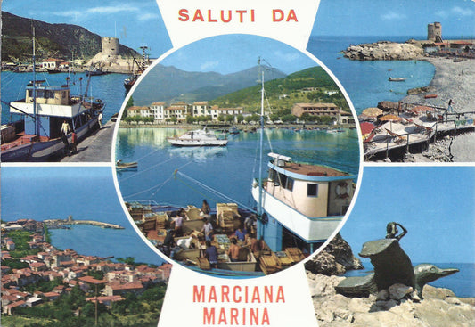MARCIANA MARINA - ISOLA D'ELBA - 5 VEDUTE - V1974