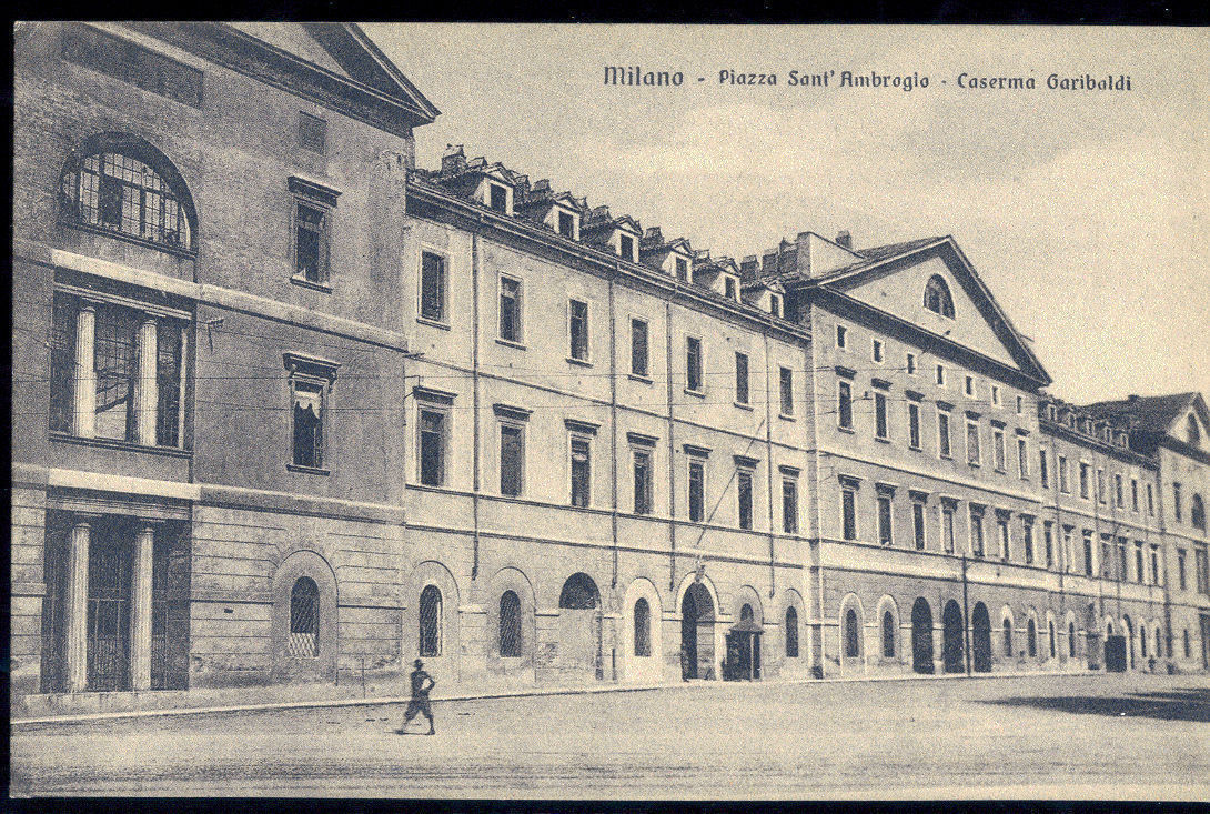 MILANO - PIAZZA SANT'AMBROGIO - CASERMA GARIBALDI - NV