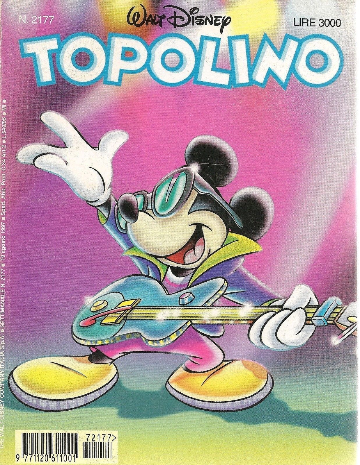 TOPOLINO N° 2177 - 19 AGOSTO 1997