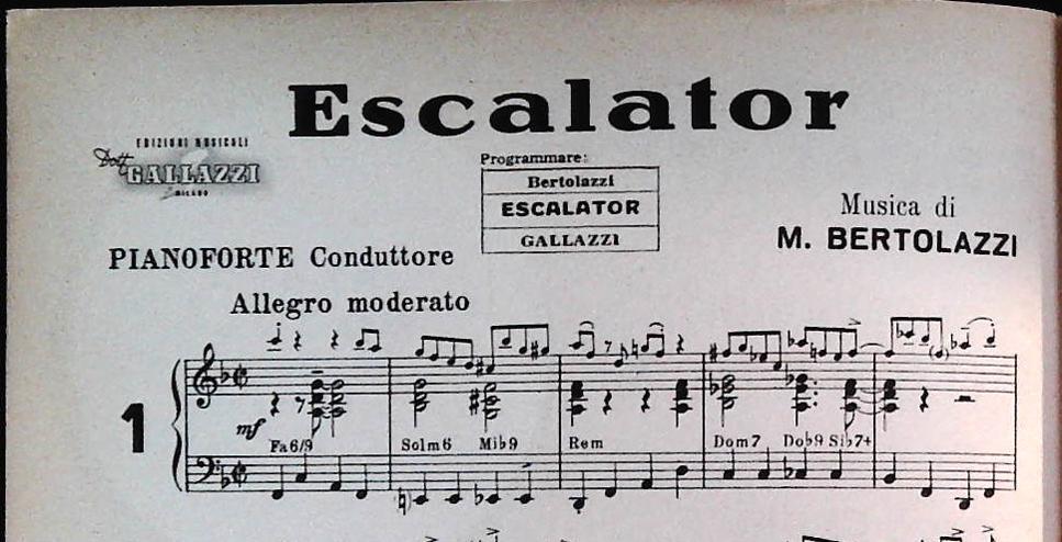 FRANCO MOJOLI - QUATTRO BRANI - SPARTITO-SHEET MUSIC