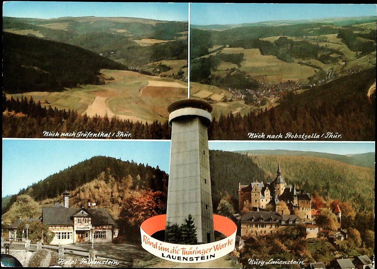 AUSSICHTSTURM THURINGER WARTE - GERMANIA - QUATTRO VEDUTE - NV