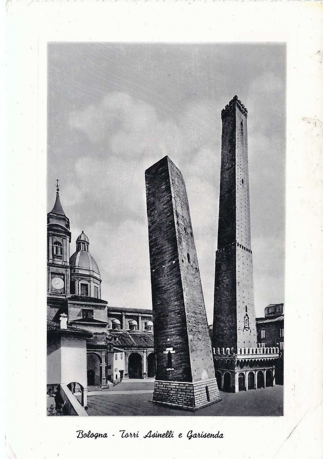BOLOGNA - TORRI ASINELLI E GARISENDA - V 1958 - FG - Ed. Cartovendita