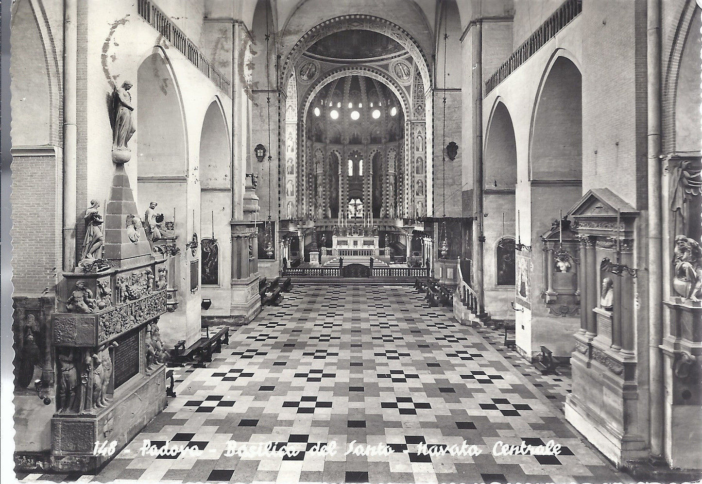 PADOVA - BASILICA DEL SANTO - NAVATA CENTRALE - V1957