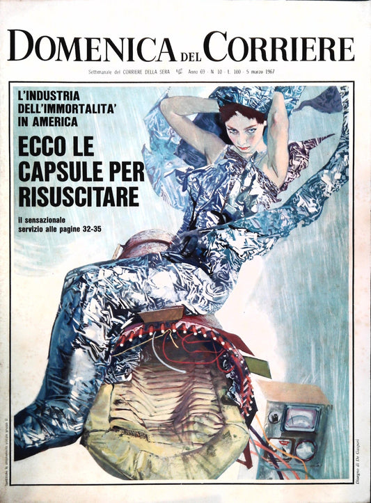 DOMENICA DEL CORRIERE 5 MARZO 1967 - IMMORTALITA' - CAPORETTO