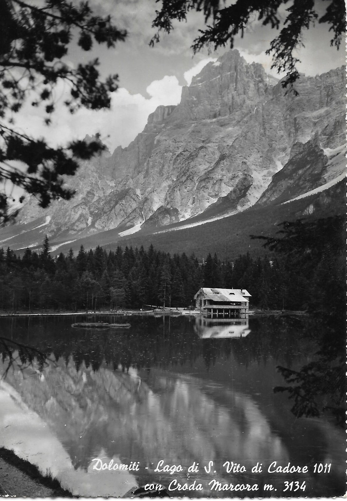 DOLOMITI - LAGO DI S. VITO DI CADORE -V1954