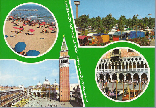 LIDO DI CAVALLINO - VENEZIA - CAMPING UNION - 4 VEDUTE - V 1