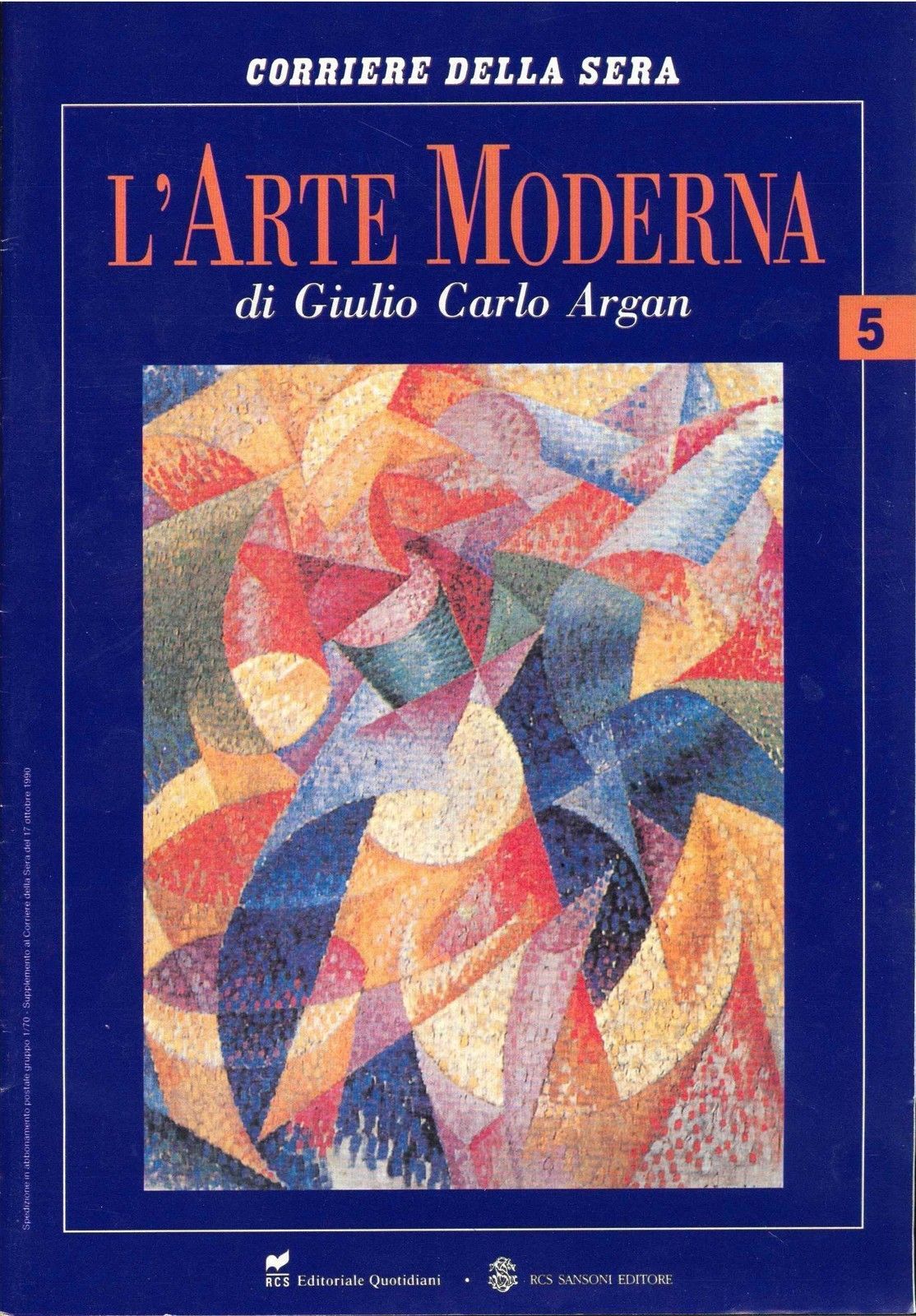 L'ARTE MODERNA N° 5 - GIULIO CARLO ARGAN