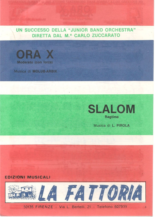 ORA X Molub Arbik - SLALOM - L. Pirola - JUNIOR BAND ORCHESTRA -SPARTITO