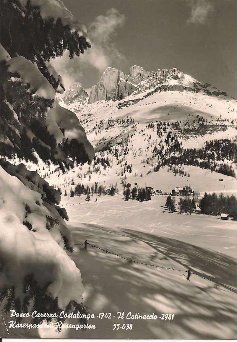 PASSO CAREZZA -COSTALUNGA - PANORAMA - NV