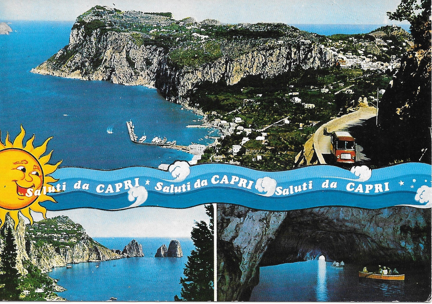 SALUTI DA CAPRI - 3 VEDUTE - V1990