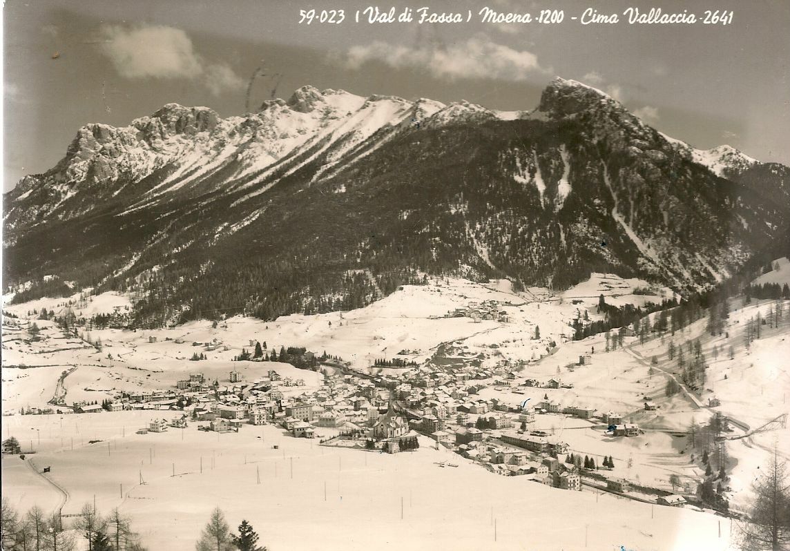 MOENA - PANORAMA - CIMA VELLACCIA - V1963