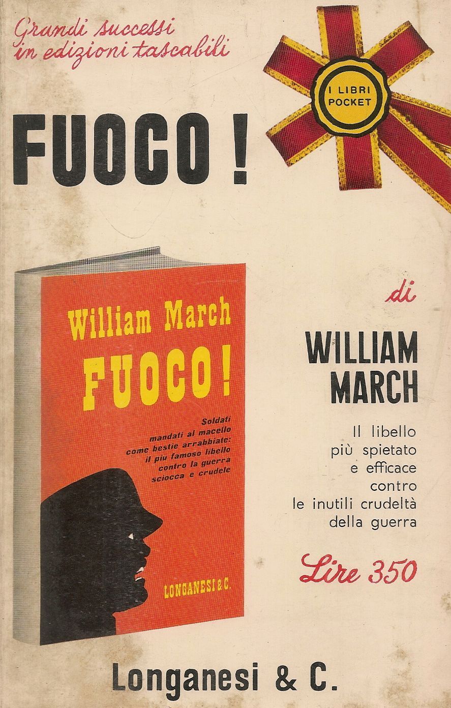 FUOCO - WILLIAM MARCH - POCKET LONGANESI 1967