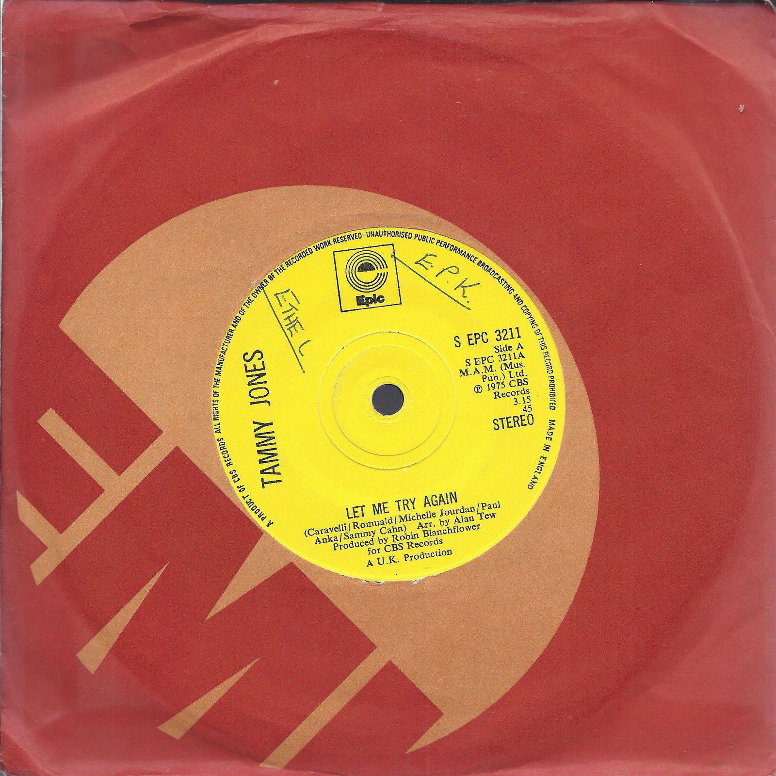 LET ME TRY AGAIN - JUST ONE WOMAN # TAMMY JONES