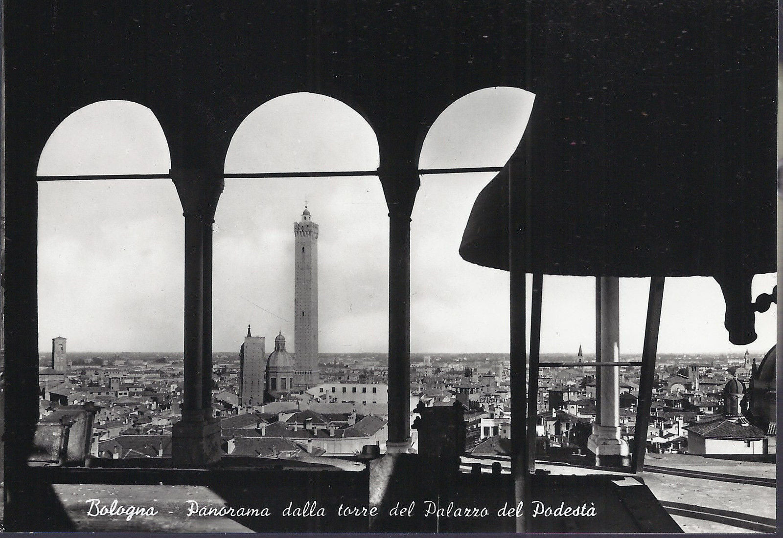 BOLOGNA - PANORAMA DALLA TORRE DEL PALAZZO DEL PODESTA'