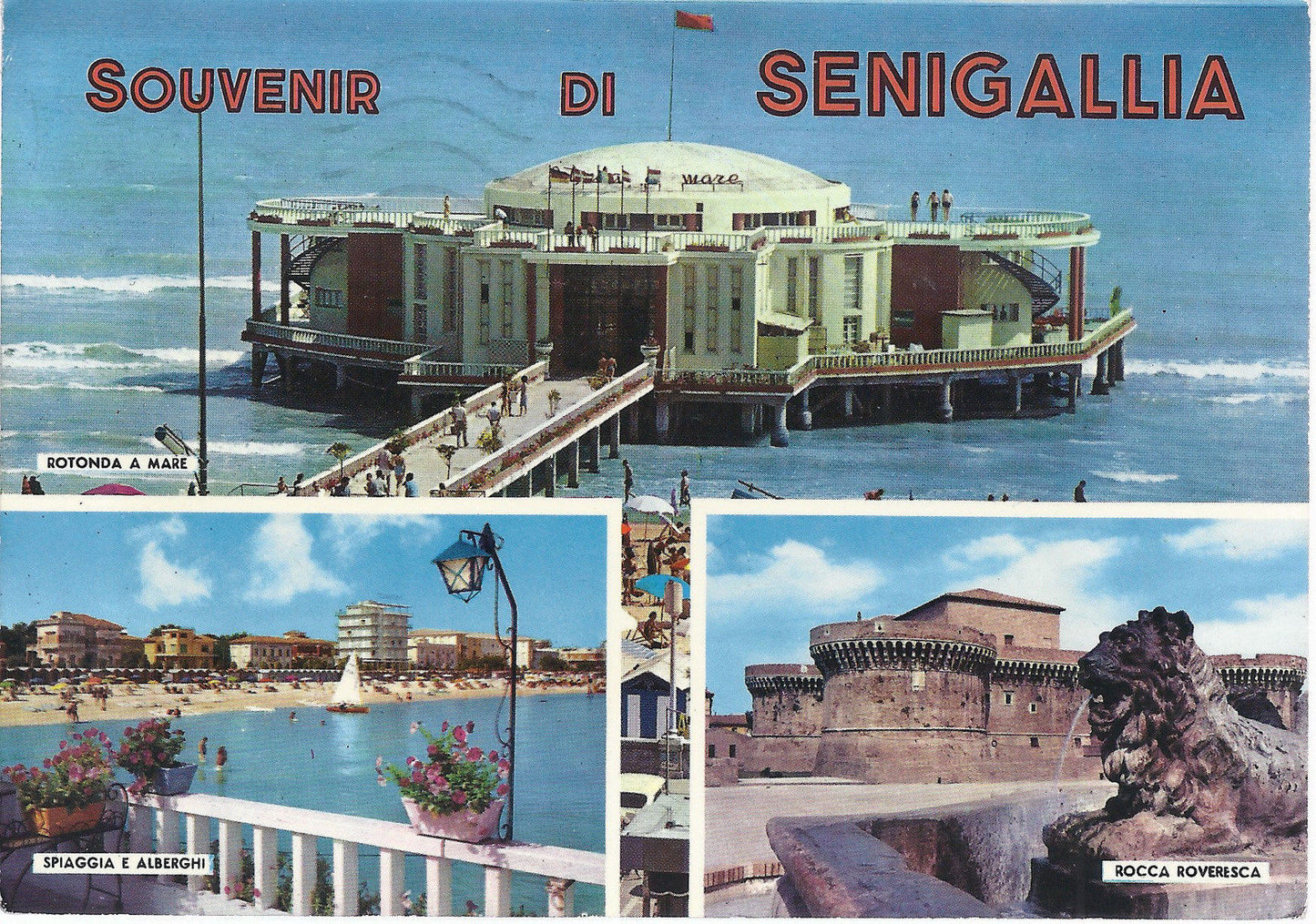 SENIGALLIA - SOUVENIR - 3 VEDUTE - V 1970 - FG