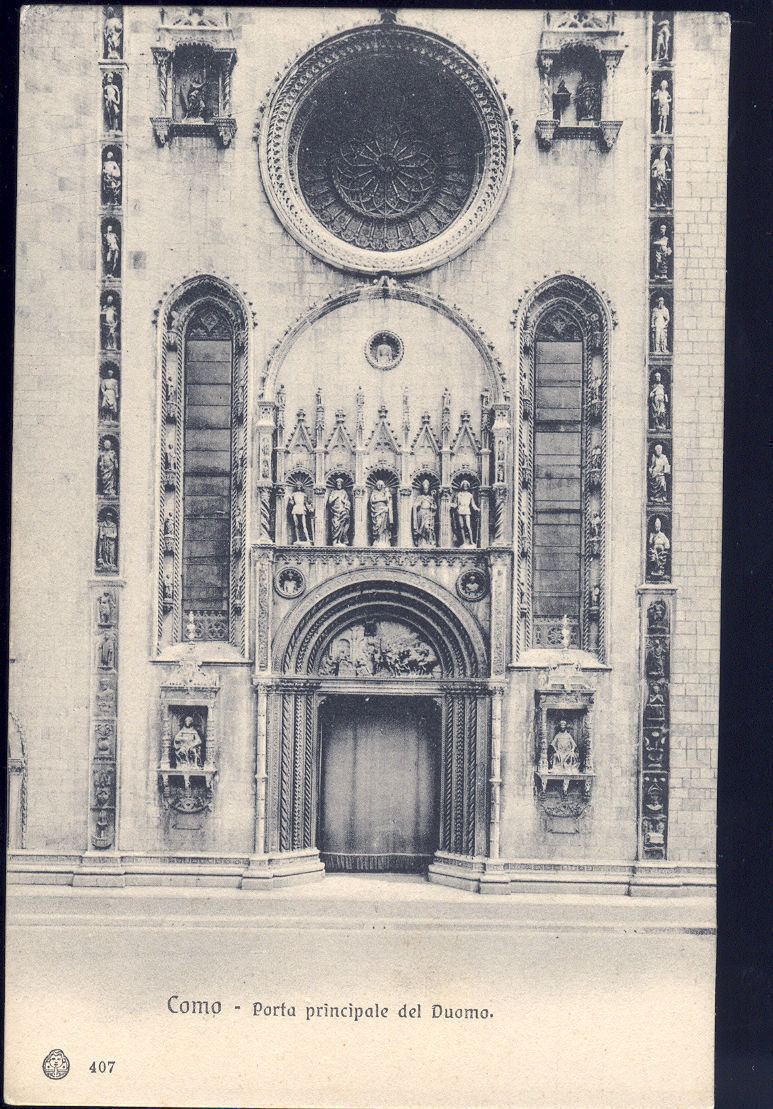 COMO - PORTA PRINCIPALE DEL DUOMO - NV