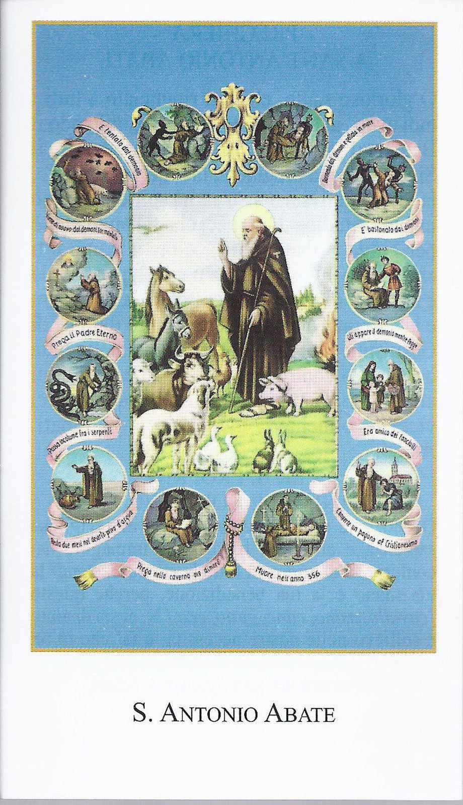 S. ANTONIO ABATE - SANTINO - AS014-274 - Ed. Paco