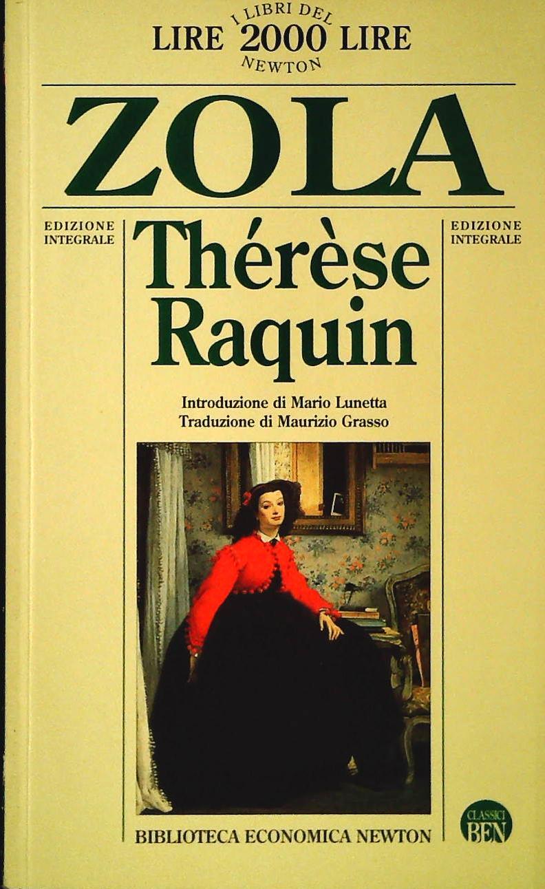 THERESE RAQION - EMILE ZOLA - NEWTON 1995 - OUTLET DEL LIBRO
