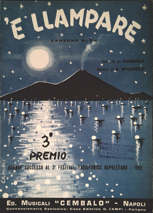 E LLAMPARE - SPARTITO-SHEET MUSIC