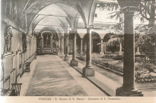 FIRENZE - MUSEO SAN MARCO - CHIOSTRO S. DOMENICO - NV