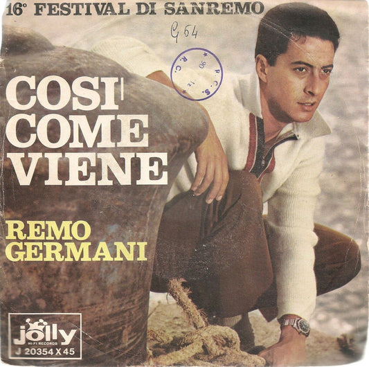COSI COME VIENE - PARTIVO # REMO GERMANI