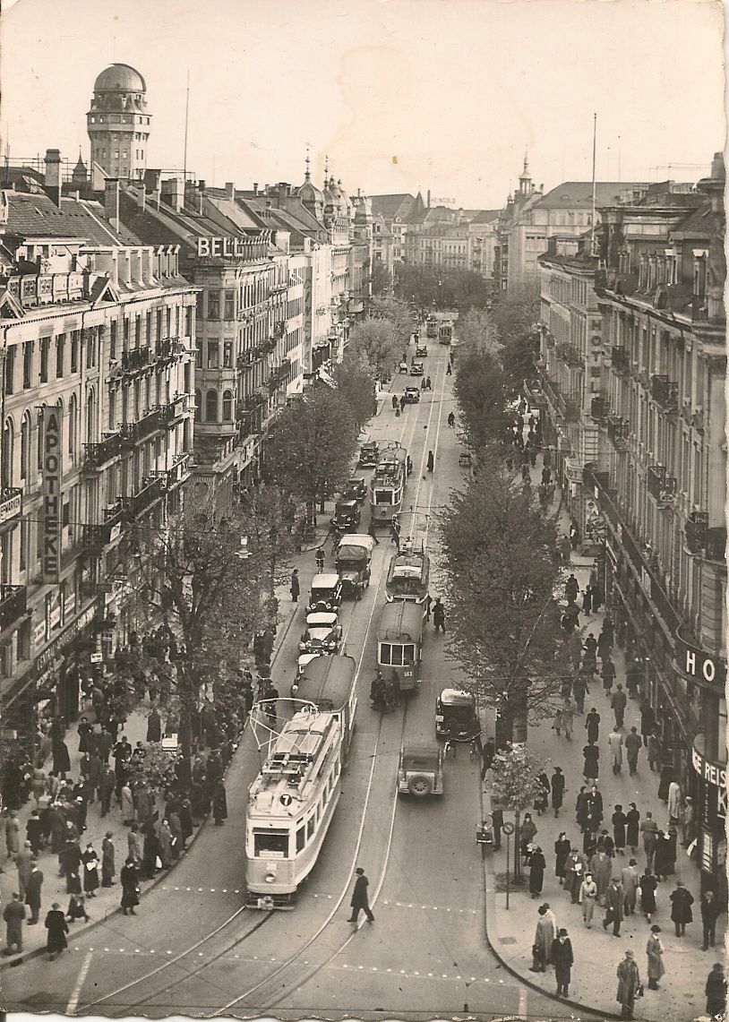 ZURIGO - BAHNHOFSTRASSE - V1953 - TRAM