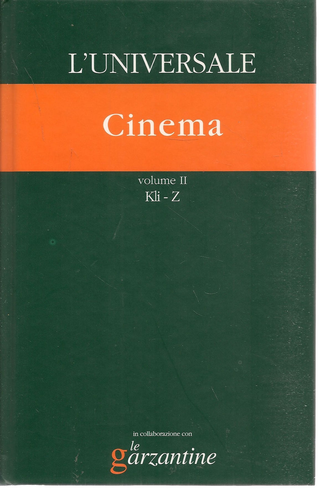 L'UNIVERSALE GRANDE ENCICLOPEDIA TEMATICA - VOL. 15 - CINEMA VOL. 2  Kli-Z