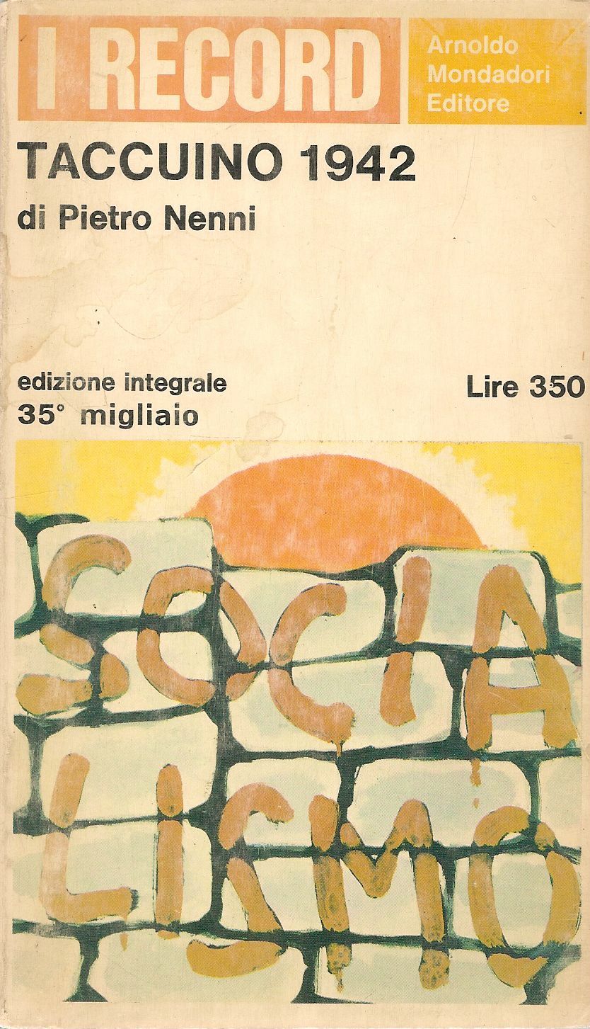 TACCUINO 1942 - PIETRO NENNI