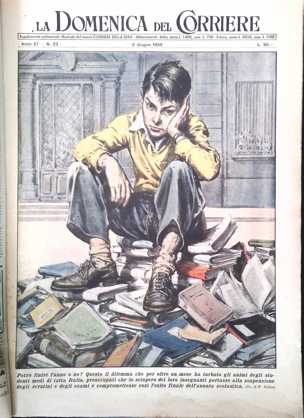 DOMENICA DEL CORRIERE N. 23 - 5 GIUGNO 1955