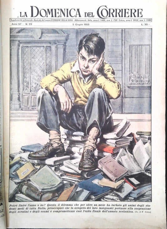 DOMENICA DEL CORRIERE N. 23 - 5 GIUGNO 1955