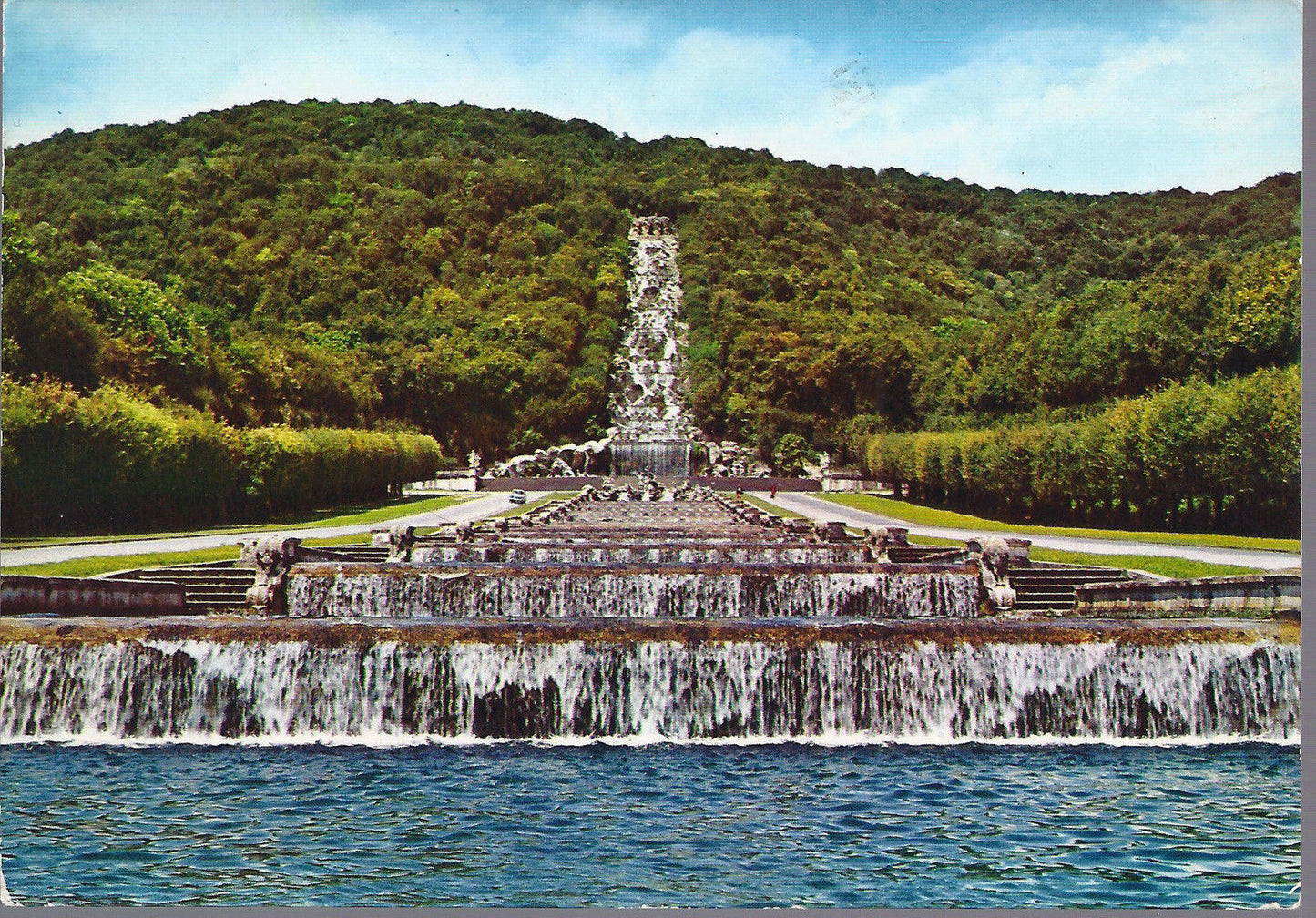 CASERTA - PARCO REALE - LA GRANDE CASCATA - V 1968 - FG
