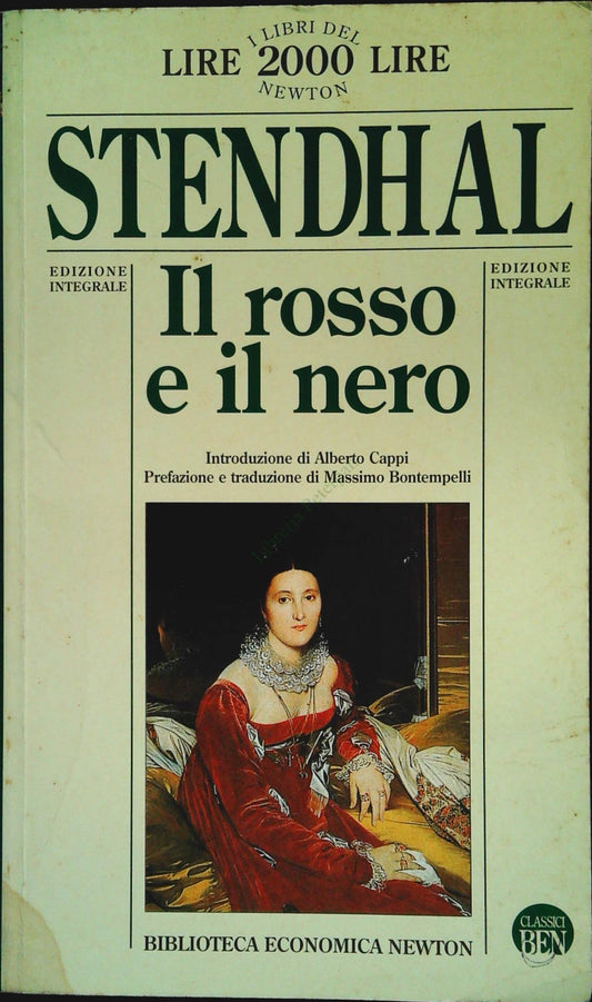 IL ROSSO E IL NERO - STENDHAL - BIBL. EC. NEWTON 1994