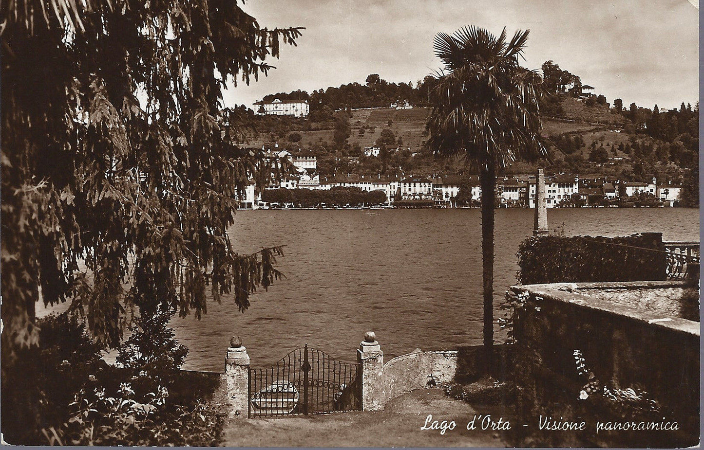 LAGO D'ORTA - VISIONE PANORAMICA - V 1937 - FP