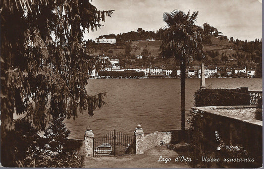 LAGO D'ORTA - VISIONE PANORAMICA - V 1937 - FP