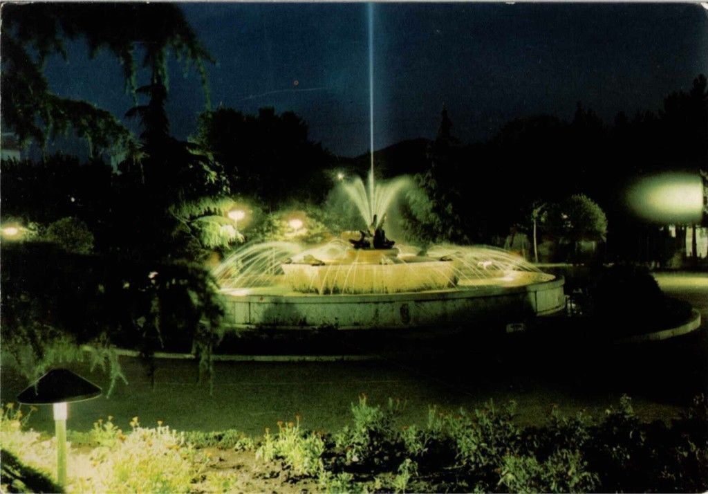 POTENZA - PARCO MONTEREALE FONTANA - NOTTURNO - 1973