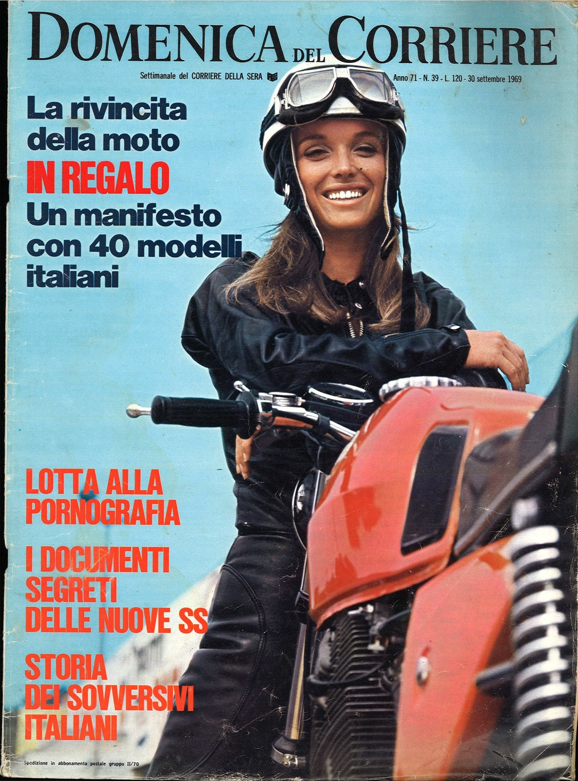 DOMENICA DEL CORRIERE N. 39 - 30 SETTEMBRE 1969