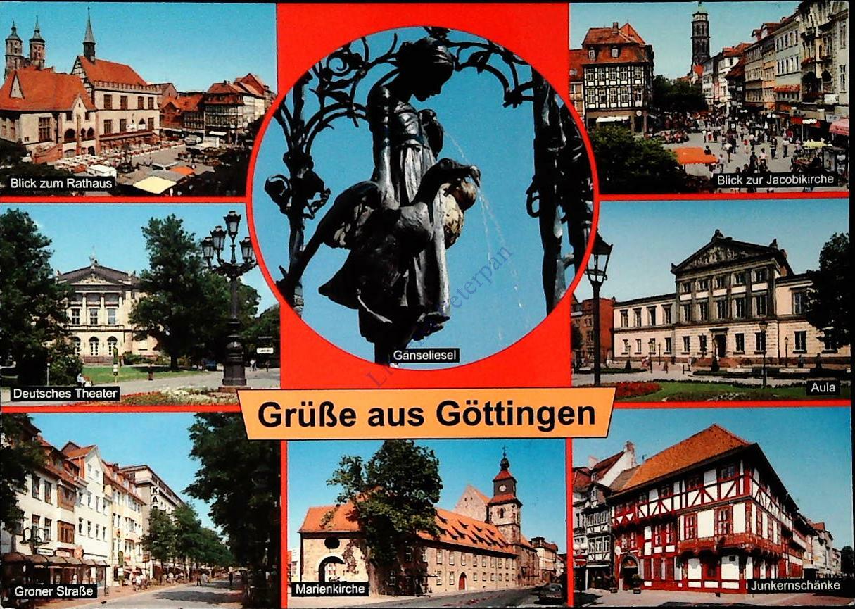 GRUSSE AUS GOTTINGEN - OITTO VEDUTE - 2002