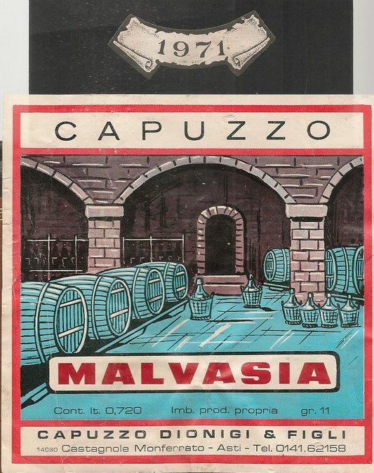 MALVASIA - CAPUZZO DIONIGI E FIGLI - ETICHETTA VINO