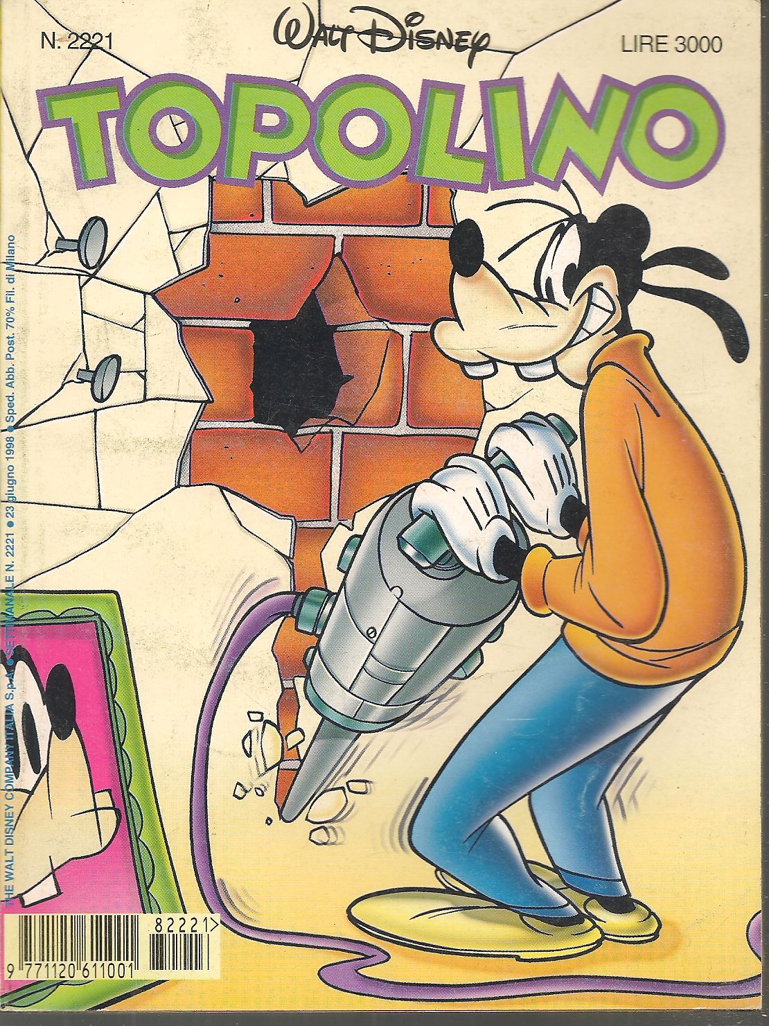 TOPOLINO N. 2221 - 23 GIUGNO 1998